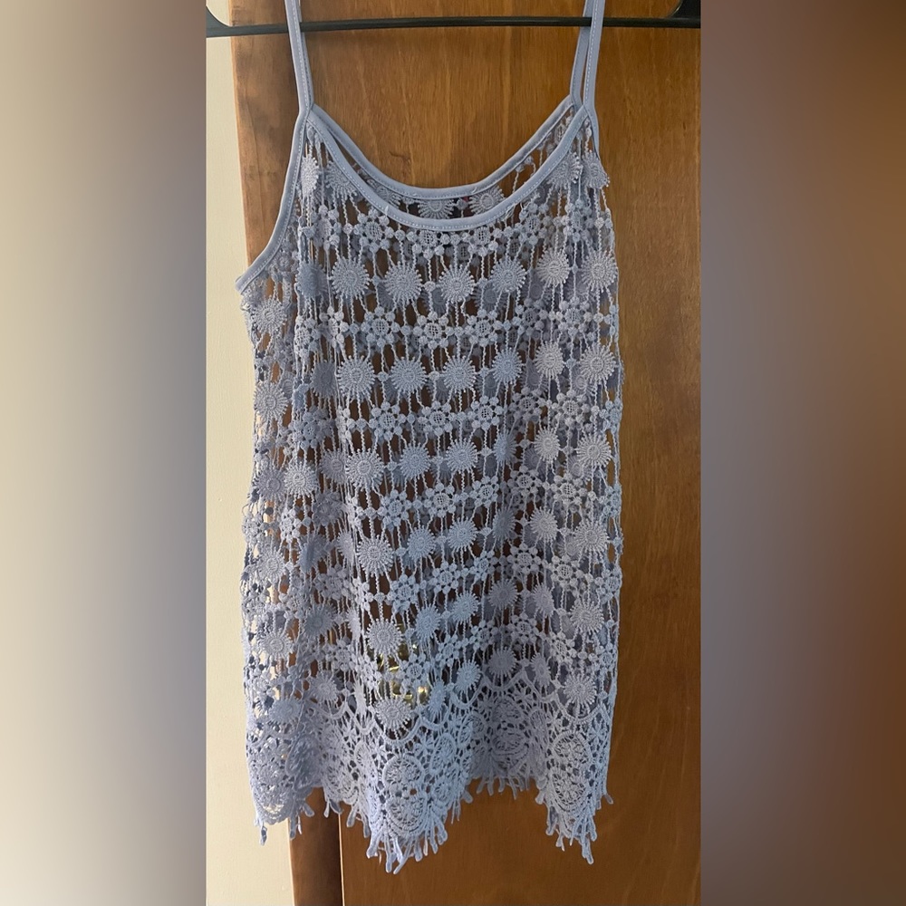 Y2K crochet cover up size M